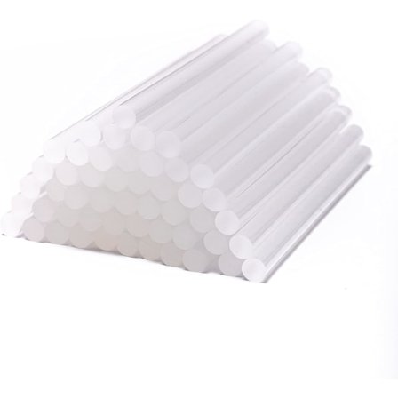 7mm | Limstift | Limstift för limpistol | 50 st | 7mm x 100mm | Smältlimpistoler