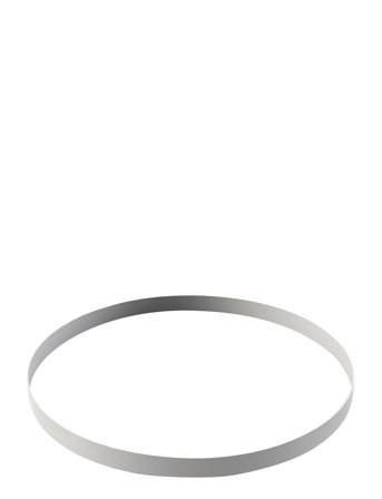 Tray Circle 400X20Mm White Cooee Design