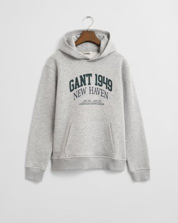 GANT Teenager Graphic Hoodie (134/140) Hellgrau