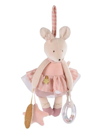 Moulin Roty Activity Mouse - Hanging - La Petite Ecole De Danse - Multi/patterned - ONE SIZE