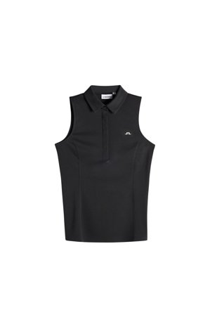 J.Lindeberg - Dena Sleeveless Polo - Golf - Black - Women - L