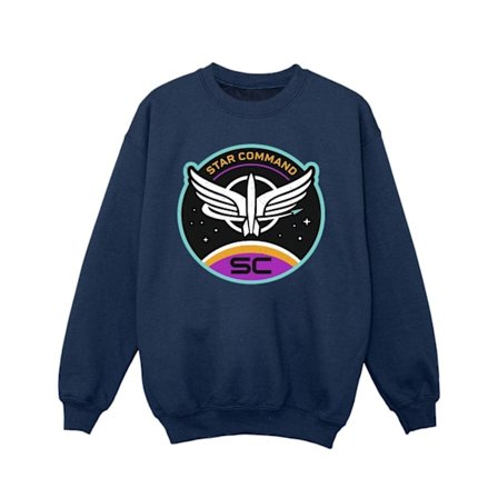 Disney Girls Lightyear Star Command Circle Sweatshirt 5-6 år