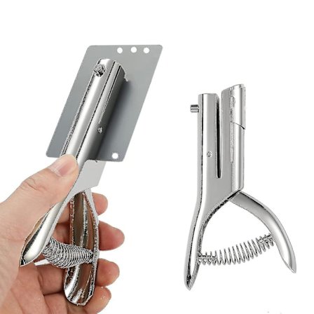 Enkelt Hålslag Kraftfull Hålslag Papper Hålslag Portabel Handhållen Långt Hålslag (6mm)