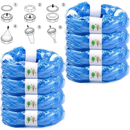 12 bleaffaldspose refills, kompatible med alle bleaffaldsbeholdere, bleaffaldsposer, der er kompatible med Angelcare, Tommee Tippee og Spross 