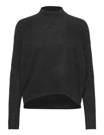 Sylvana Knit Høyhalset Pologenser Svart Andiata