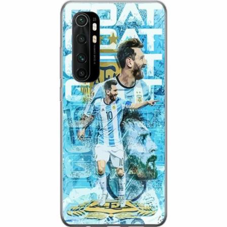 Xiaomi Mi Note 10 Lite Skal / Mobilskal - Argentina - Messi