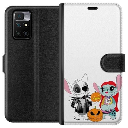 Xiaomi Redmi 10 Plånboksfodral Stitch familjen addams