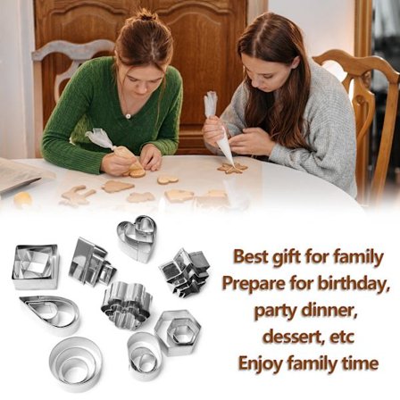 30st Cookies Cutter Biscuit Slicer Hjärta Stjärna Blomma Form