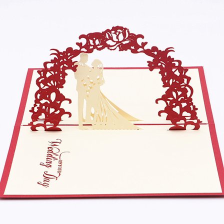 Pop-up-kortti, Hääkortti, Ystävänpäiväkortti, Hää