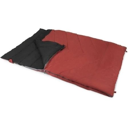 Sovsäck - KAMPA - Lucerne 8 - 2 personer - 2,25 mx 1,5 m - Röd
