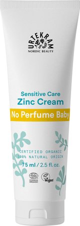 Urtekram Zinc Cream No Perfume Baby 75 ml, Skincare, Skincare Til Børn, Babysalve