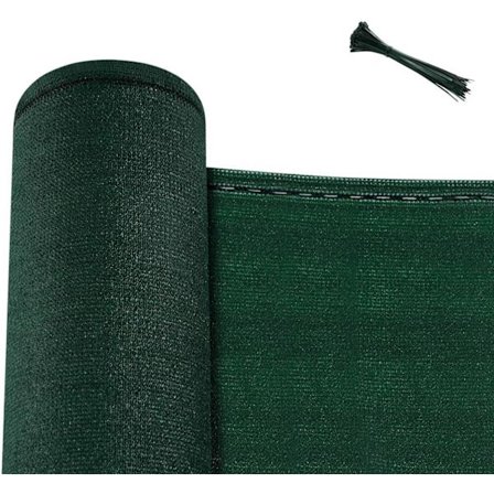 Rootz HDPE Privacy Fence Screen - Solbeskyttelse - Haveskærm - Holdbar, UV-beskyttet, nem installation - 1m x 6m til 2m x 25m