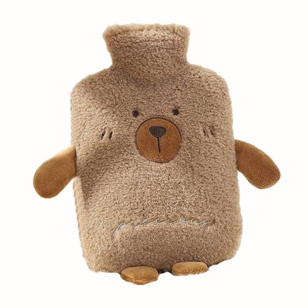 Varmtvandsflaske med betræk