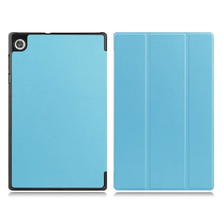 Lenovo Tab M10 HD Gen 2 tri-fold flipfodral i läder - Baby Blå