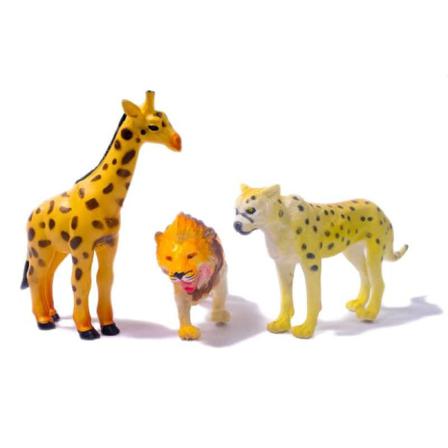 Vilda Djur Set / Leksaksfigurer - 6-pack