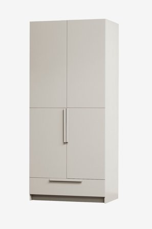 WOOOD - Garderob Pure 2DR - Grå - Garderober - Från Homeroom