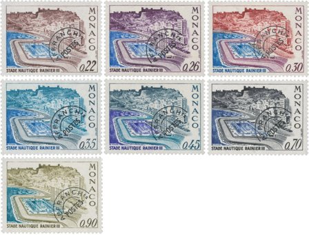 Monaco 1969-1971 - YT PO 27-33 - Postfrisk