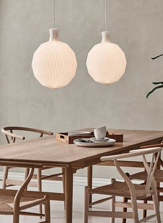 Pendel 101 Ø34 plast - hvit