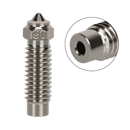 För Neptune4Plus/4Max CHT Munstycke Mässing Härdat Stål Munstycke Kopparpläterad För 1.75mm Hög Hastighet 0.2/0.4/0.6/0.8/1.0mm