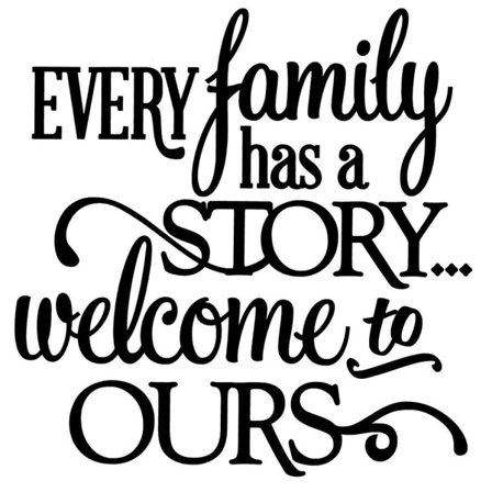 Väggord - Every family has a story... STOR