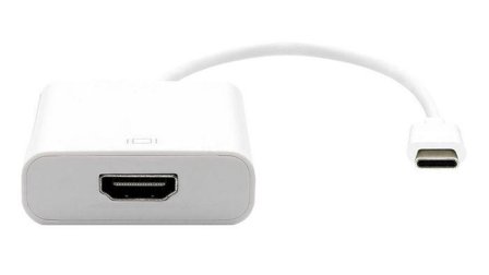 GARBOT USB3.1 C-HDMI. M/F. White 20cm