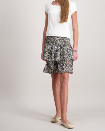 LMTD NLFLEOSANDY SHORT SKIRT Bruin Rokken Meisjes - Kids Brand Store