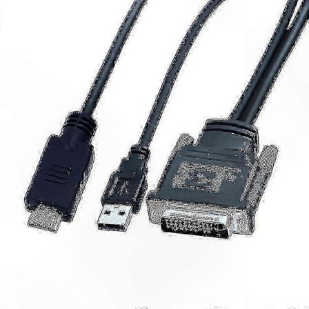 1,7 m DVI M1-DA Dual Link til HDMI-kabel med USB og projektorunderstøttelse
