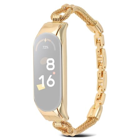 Xiaomi Mi Band 7 klockarmband i milanesiskt rostfritt stål - Guld