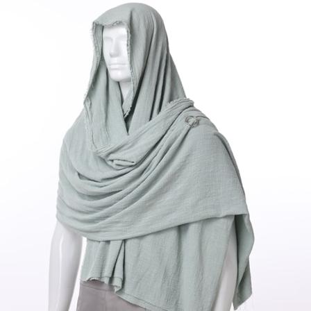 Vintage Pirate Scarf Medeltida Hood Cloak Halloween Cosplay Medeltiden Shoulder Cowl gray green