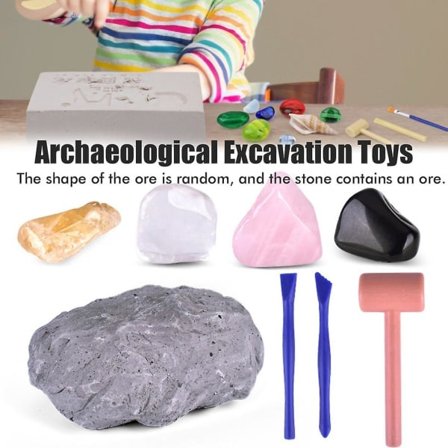 Arkeologiset kaivaukset lelusetti Tiede Pedagogiset lelut Hauskat Kristalli Kaivaukset Lelut Lapsille