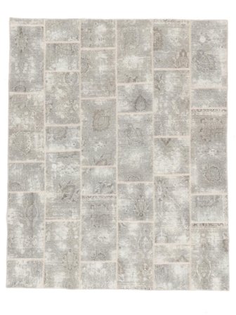 Patchwork Teppe 200X247 Gul/Mørk Gul Ull, Persia