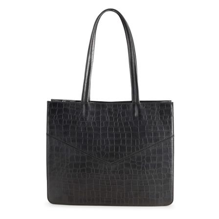 Markberg Shopper BlancaMBG Calm Croco Sort, Dame Skuldertasker, Størrelse: ONE Size
