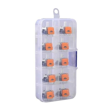 10 st Hall elektromagnetisk joystick för Switch Pro Gamepad reparationsdelar Joystickmodul utan drifting tumspakar