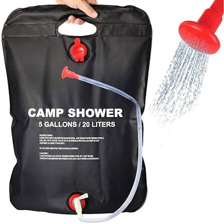 Solar duschväska, camping dusch, sol dusch väska