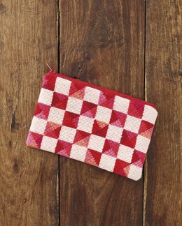 Broderipakke Lommebok Rød - Permin