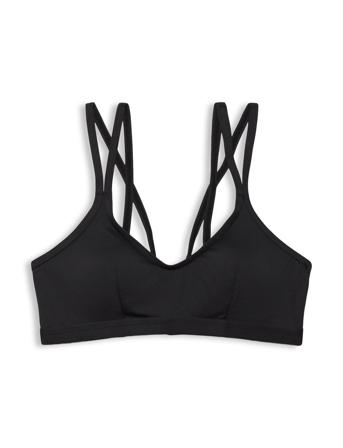 Beach Tops Wireless Swimwear Bikinis Bikini Tops Bandeau Bikinitops Svart Esprit Bodywear Women