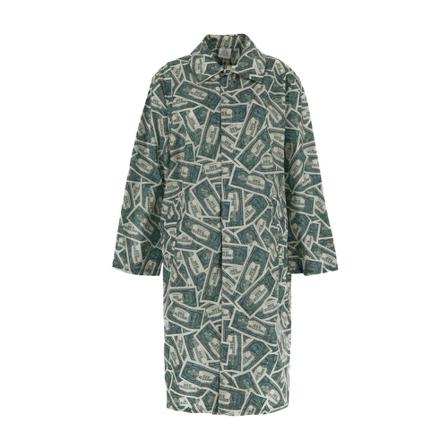 Vetements, Single-Breasted Coats Groen, Dames, Maat:XS