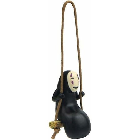 Egnet til ansigtsløse bilpynt Kreativ bil bakspejl vedhæng Ansigtsløs mand Anime Swing væg vindue dekorationer (: 3,2 5,2 cm)