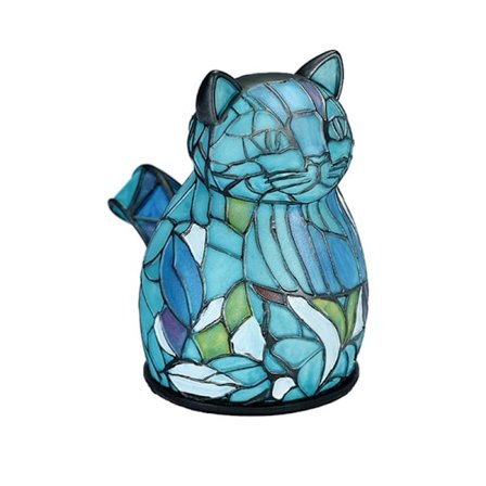 Elegant farvet glas dyredekoration farvet bordlampe til stue og soveværelse