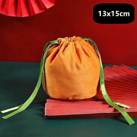 Jianghuo Halloween Karkkikassi Lahjakassi Vauvan Karkki vai Kepponen Ämpärilaukku Sametti Tonttu Kurpitsa Kuvio Kahvallinen Laukku Halloween 