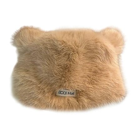 Plysj Bjørnehatt Varm Komfortabel Hatt Casual Shopping Date Hatt Daglig Bruk Hatt for Vintersport og Fritid