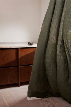 Jotex - Målbestilt Lingardin Kaki - LEAH - Kjøp Gardiner hos Jotex