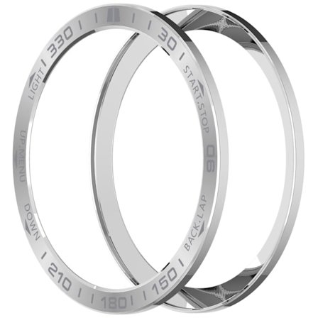 Ersättningsstålram för Garmin Quatix 8, tävlingsstil, skyddsring för klocka, kompatibelt med Garmin Quatix 8