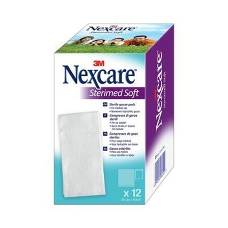 Nexcare Sterimed Soft Compresse 18x40cm Garza Sterili 12 Pezzi