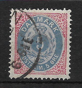 Danmark 1875 - AFA 24 - Stemplet