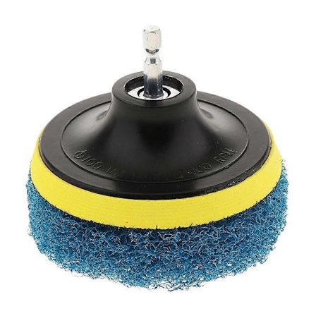 Skrubbesvamp Rengjøringsbørste Drillbørste Med 6 mm Skaft