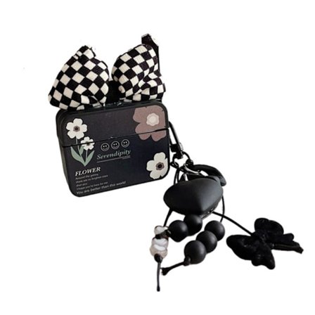 AirPods 3 laddningsfodral med rosettknut och hjärthänge