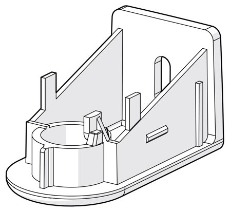 Oras 259346 Vægbeslag til Apollo, Badeværelse