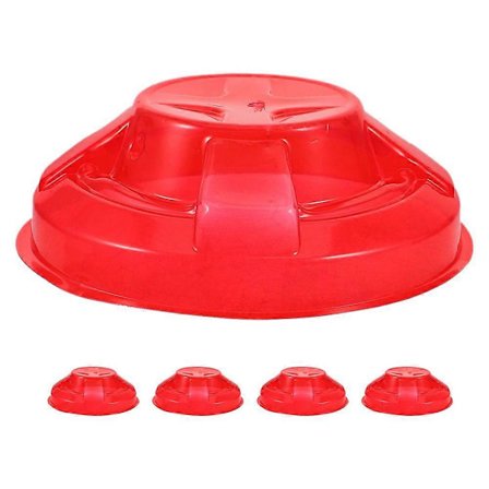 5 stk. plastik røgsensor dæksel røgalarm beskyttelse brandalarm dæksel til køkken bagning røgalarm beskyttelse røgalarm dæksel