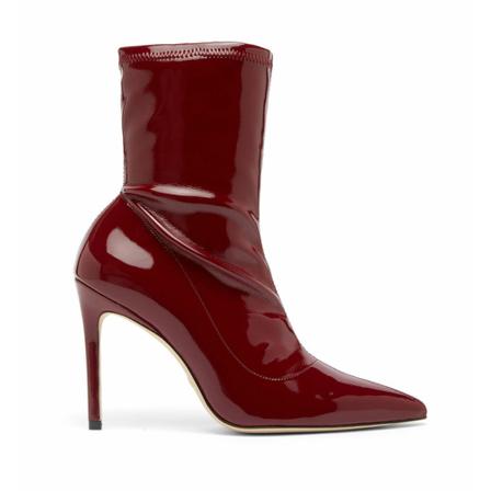 Stuart Weitzman Stretch Stövlar röd, Dam, Dam, Storlek: 38 1/2 EU
